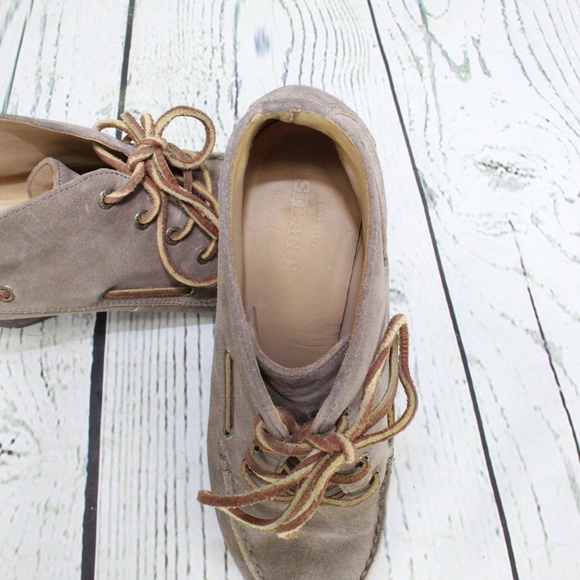 Sebago Tan Brown Suede Heeled Ashton Ankle Boots 9 - Picture 6 of 8